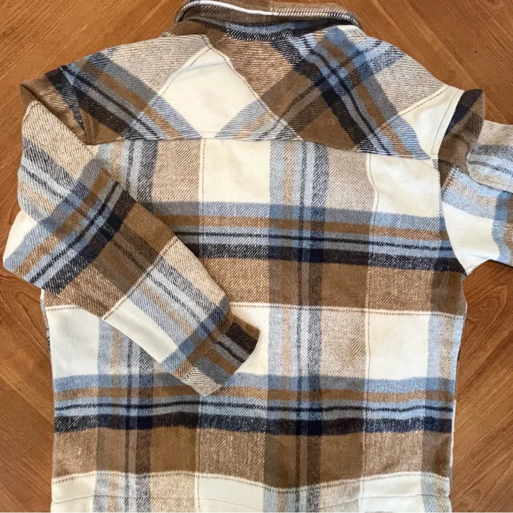 26 International Oversized Plaid Butten up Fleece Jacket Shaket Shirt. Women’s M - Picture 10 of 12